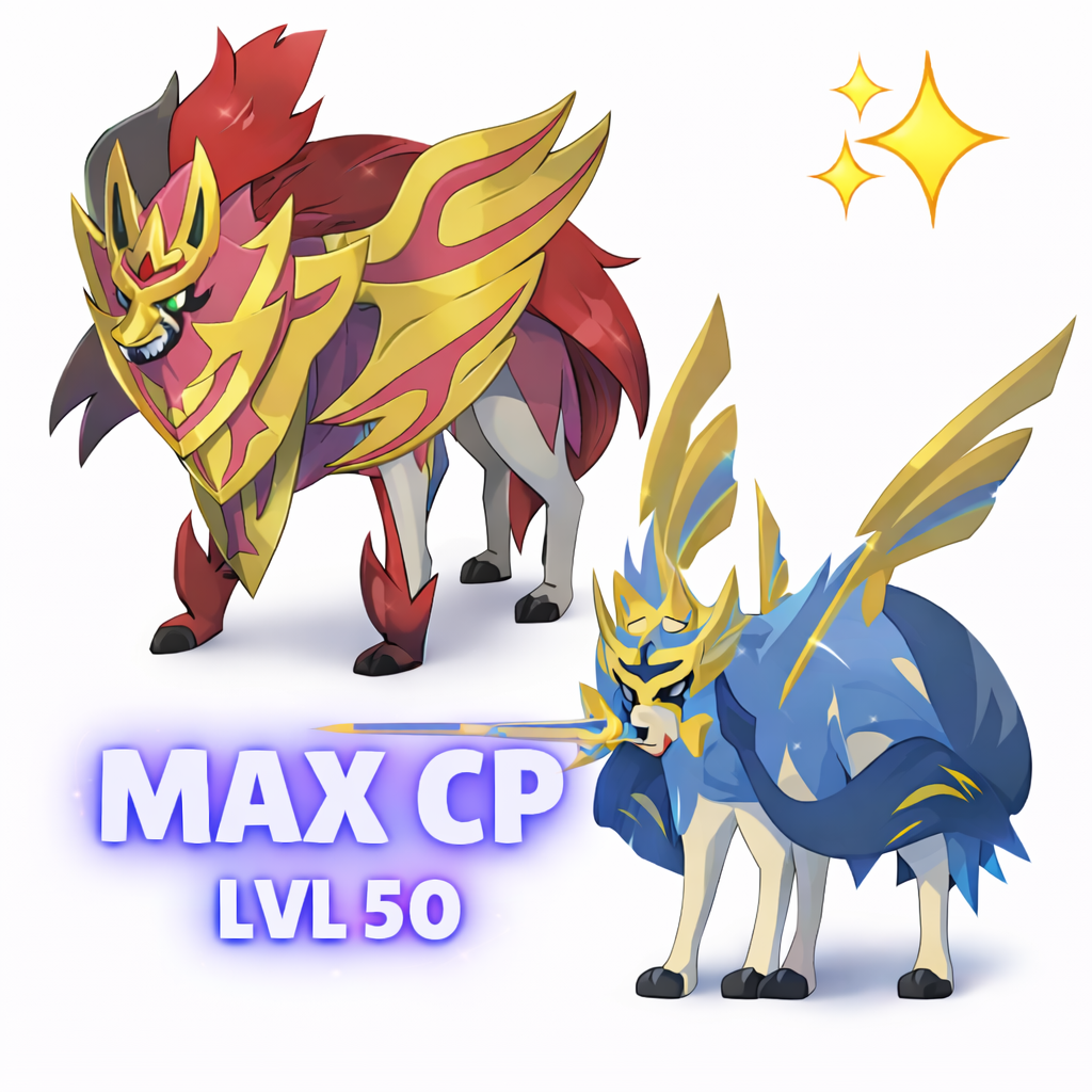 Max CP Shiny Crowned Sword / Shield