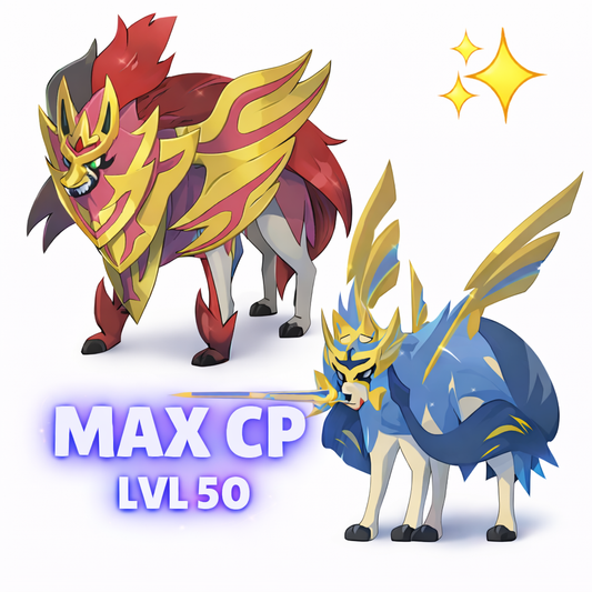 Max CP Shiny Crowned Sword / Shield
